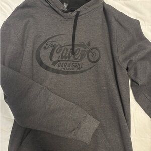 Gray Graphic Hoodie